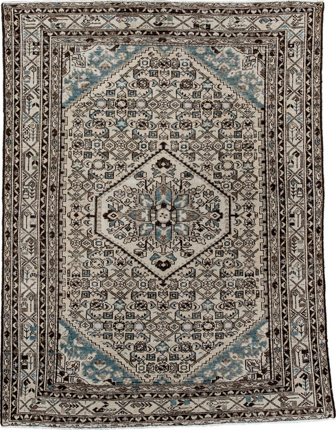 Antique Malayer Area Rug (5' x 6')